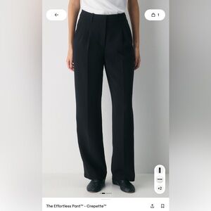 Aritzia effortless pant in black size 2